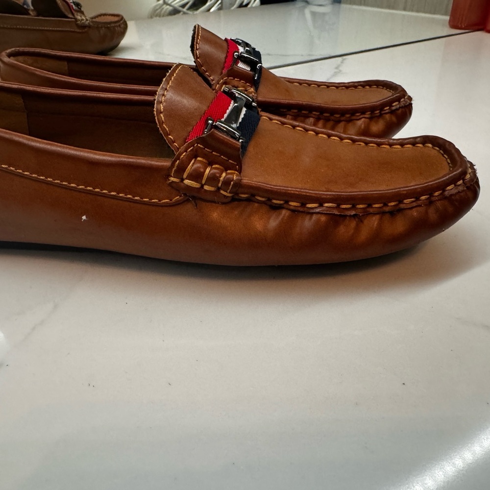 Stylish Tan / Brown Moccasins for Kids - Picture 5 of 6